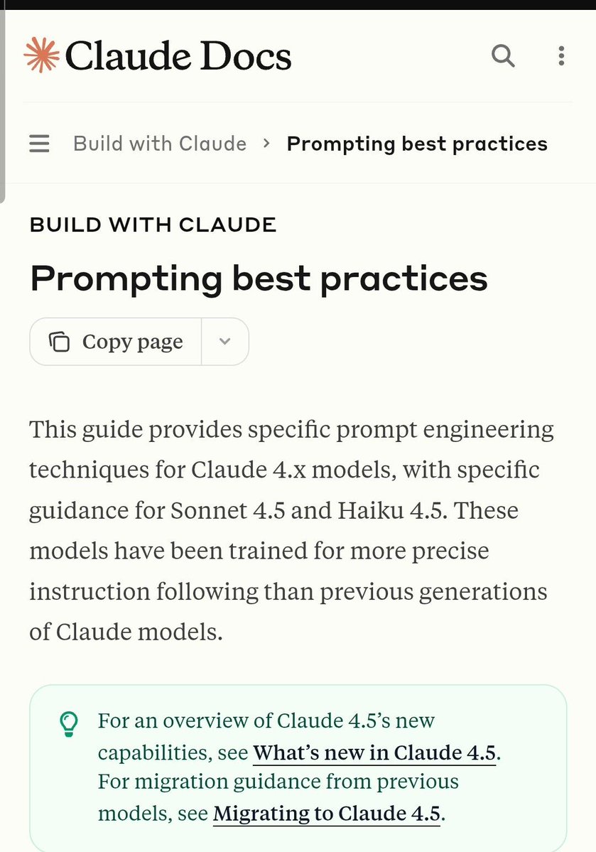 kentlundgren's tweet image. #Prompting best practices - Claude Docs  docs.claude.com/en/docs/build-…  #nyaAI kräver bra promter. Finns så många #AImodeller att testa, leka och lära tillsammans med #generativAI