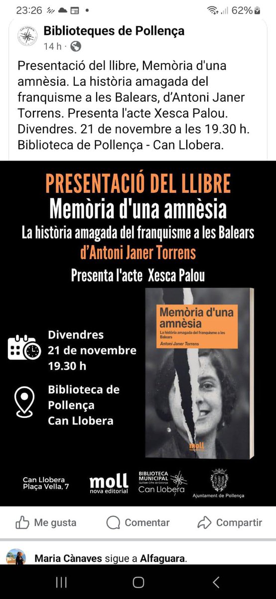 BatecsClassics's tweet image. Aquesta setmana, amb motiu del 50è aniversari de la mort de #Franco, continuam fent més #MemòriaDUnaAmnèsia de @EdiMoll. Dijous a Inca i divendres a Pollença.