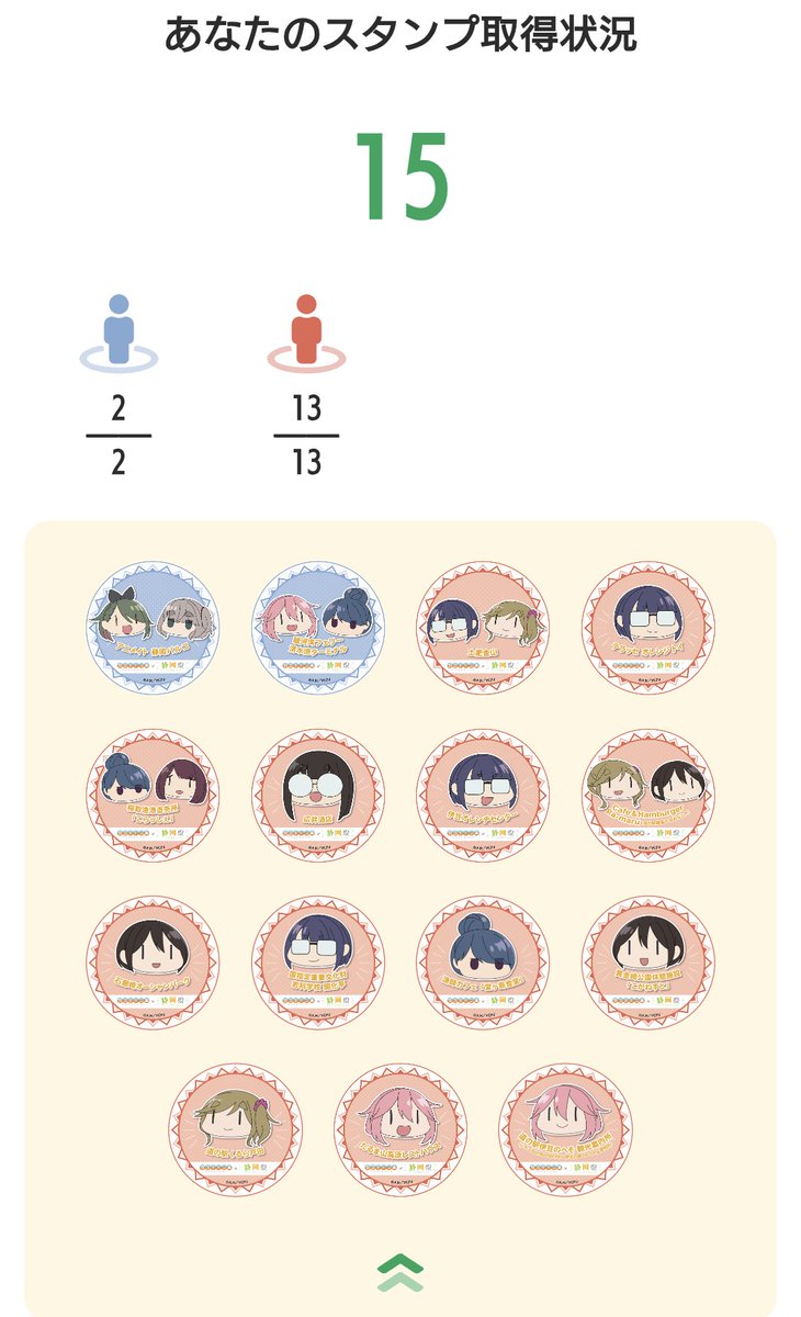 ゆるキャン静岡県スタンプラリー 無事コンプしました。 が、巾着