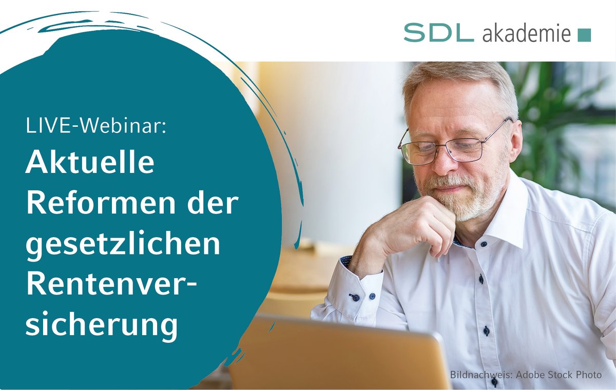 📌 Reformen der gesetzlichen Rentenversicherung - die Flexirente, das Rentenanpassungsgesetz und vieles mehr... Bringen Sie Ihr Wissen auf den neuesten Stand!  sdl-akademie.de/neues-rentenpa…