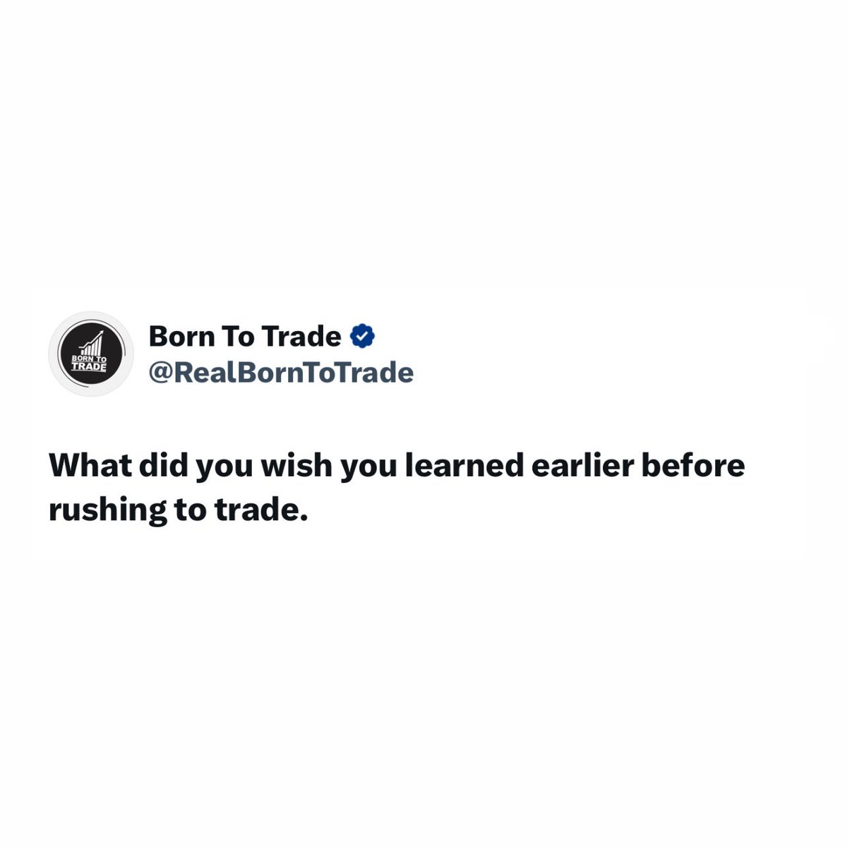 Born To Trade (@realborntotrade) on Twitter photo 