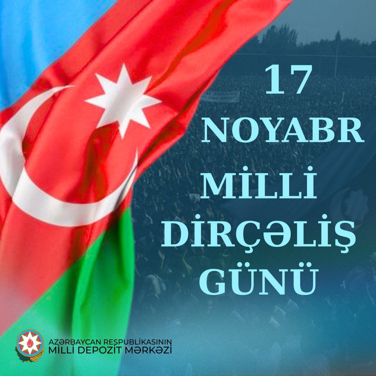 Bu gün milli birliyimizin və möhkəm iradəmizin günüdür. Milli Dirçəliş Gününüz mübarək!
#mdm #mdmgovaz #17Noyabr #MilliDirçəlişGünü