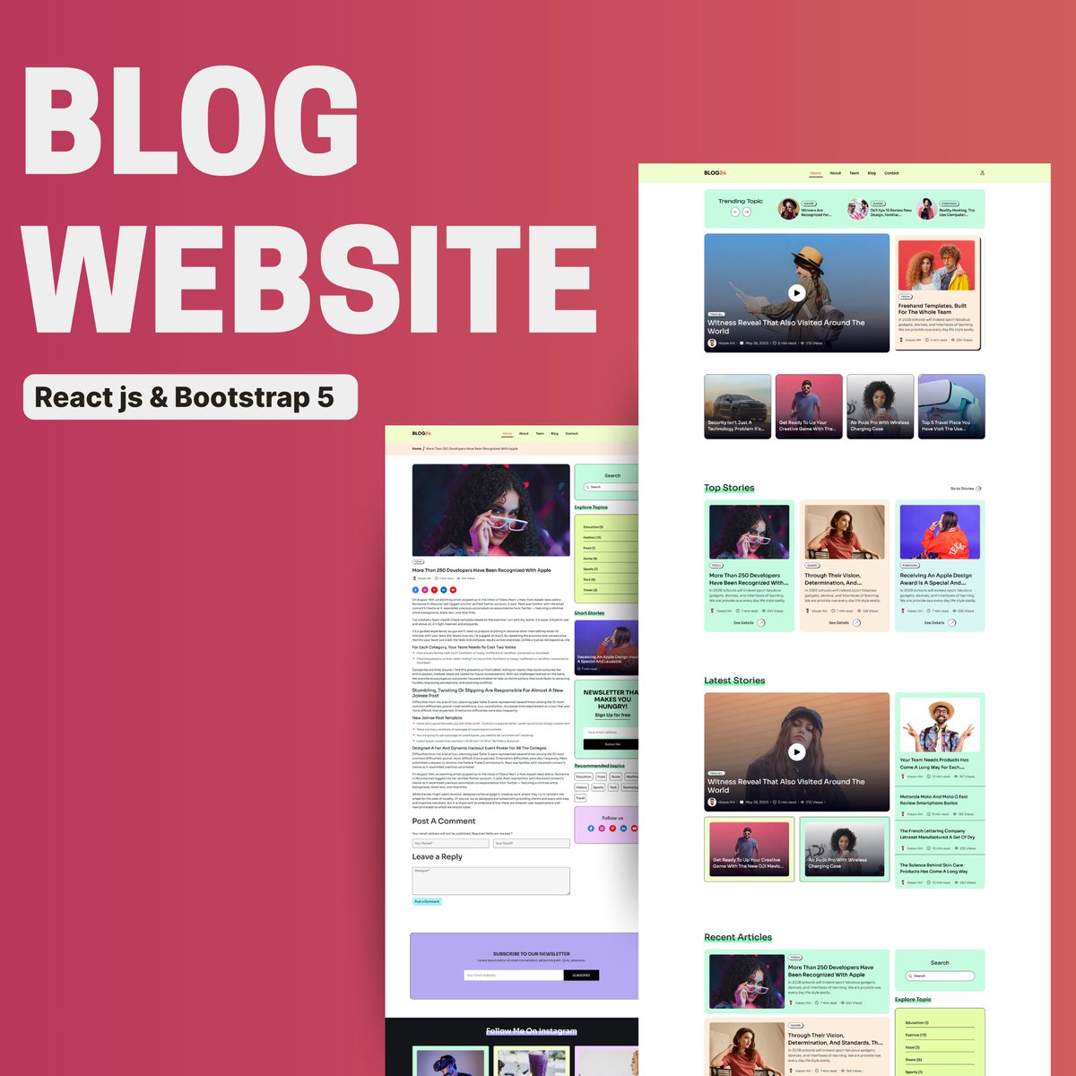 k2infocom's tweet image. Responsive React Blog Website Template Built with Bootstrap 5

buymeacoffee.com/k2infocom/reac…

#ReactJS #BlogTemplate #Bootstrap5 #WebDesign #WebDevelopment #ResponsiveDesign #ReactWebsite #FrontendDevelopment