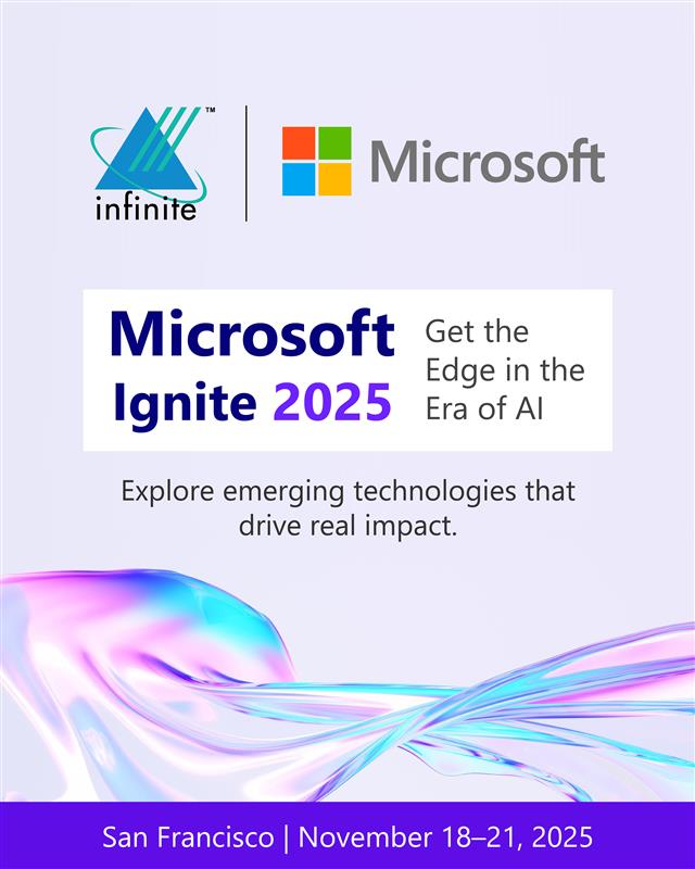 InfiniteOFCL's tweet image. At @Microsoft  Ignite 2025, Microsoft will take a deep dive into the latest innovations driving the next wave of AI transformation, redefining what it means to become a frontier.

Let’s lead the change!✨

#InfiniteComputerSolutions #InfinitePossibilities #AI #EmergingTech