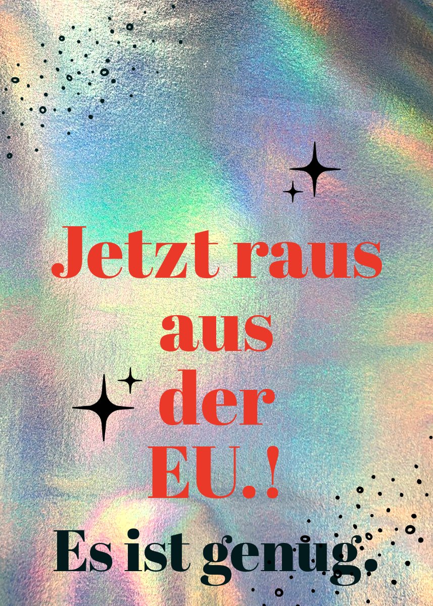 Soll es so weiter gehen ❓