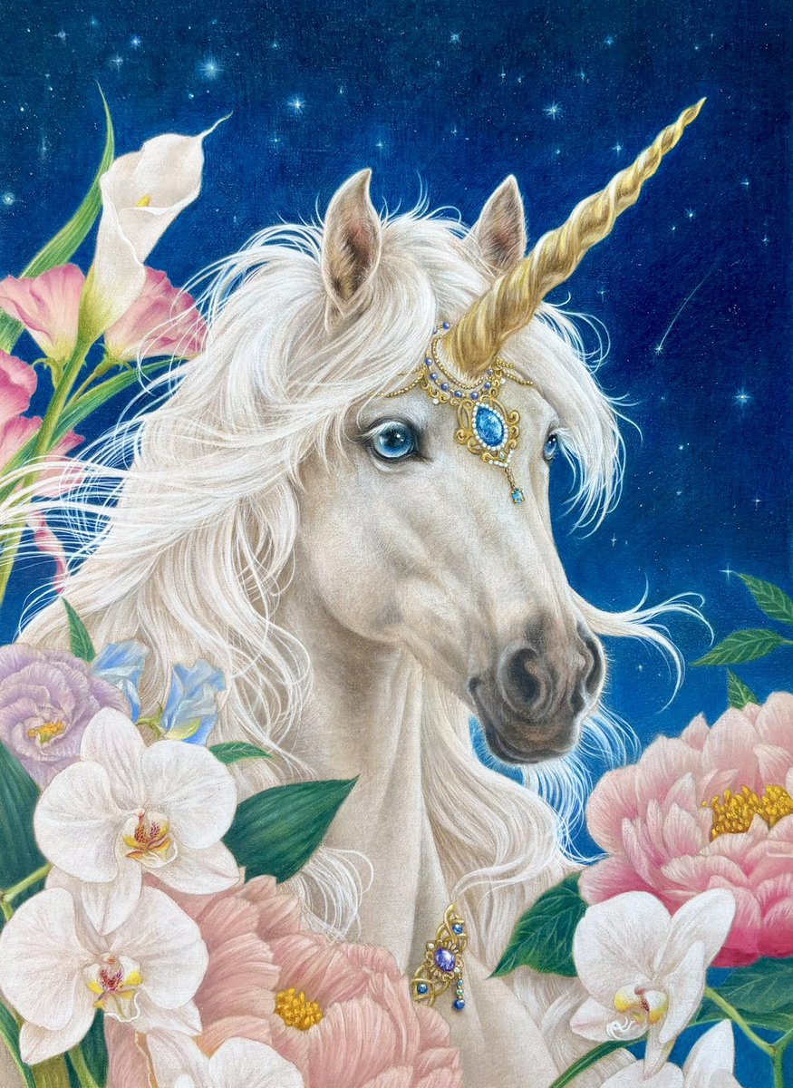 kouboutea's tweet image. Best wishes for the new year 💫

来年の干支を描きました🦄

メイキングはこちら↓
youtu.be/9amkO-57coQ?si…

#年賀状
#色鉛筆画 
#coloredpencildrawing 
#三菱ユニカラー
#unicorn 
#メイキング動画 
#youtube