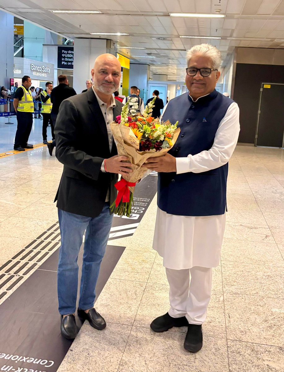 moefcc's tweet image. HMEFCC Shri @byadavbjp arrived in Belém, #Brazil to participate in #UNFCCC #COP30.

Over the next few days, HMEFCC will be participating in climate change negotiations and putting forward India’s views on matters related to Adaptation, Climate Finance, and other critical issues.