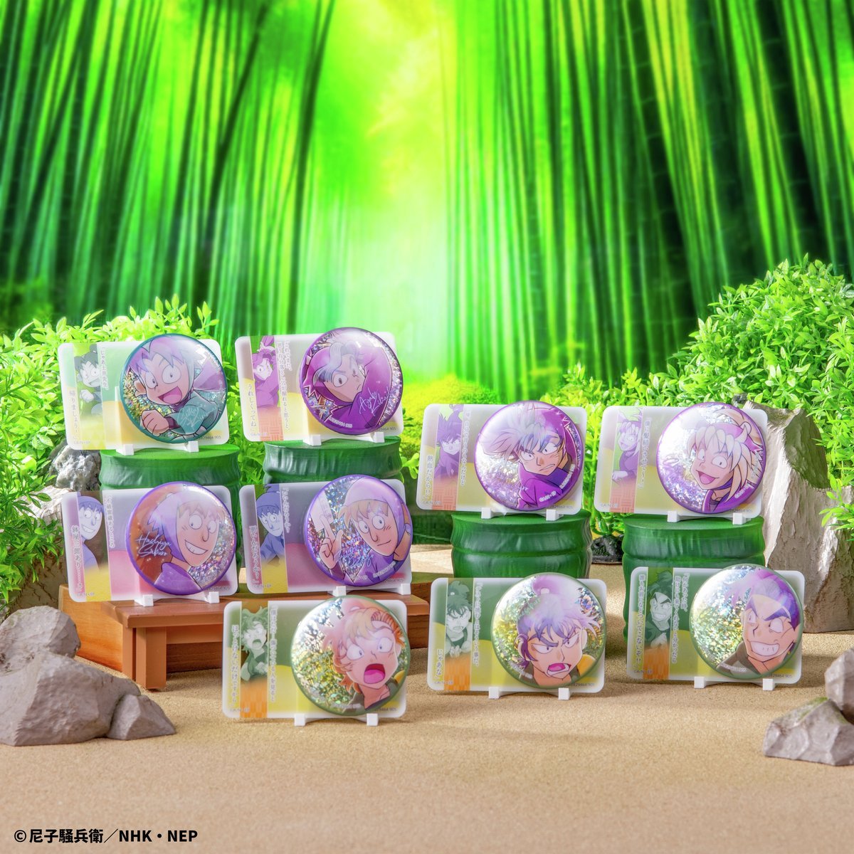 忍たま乱太郎』 彩光キラキラカンバッジコレクション Vol.1／Vol.2の