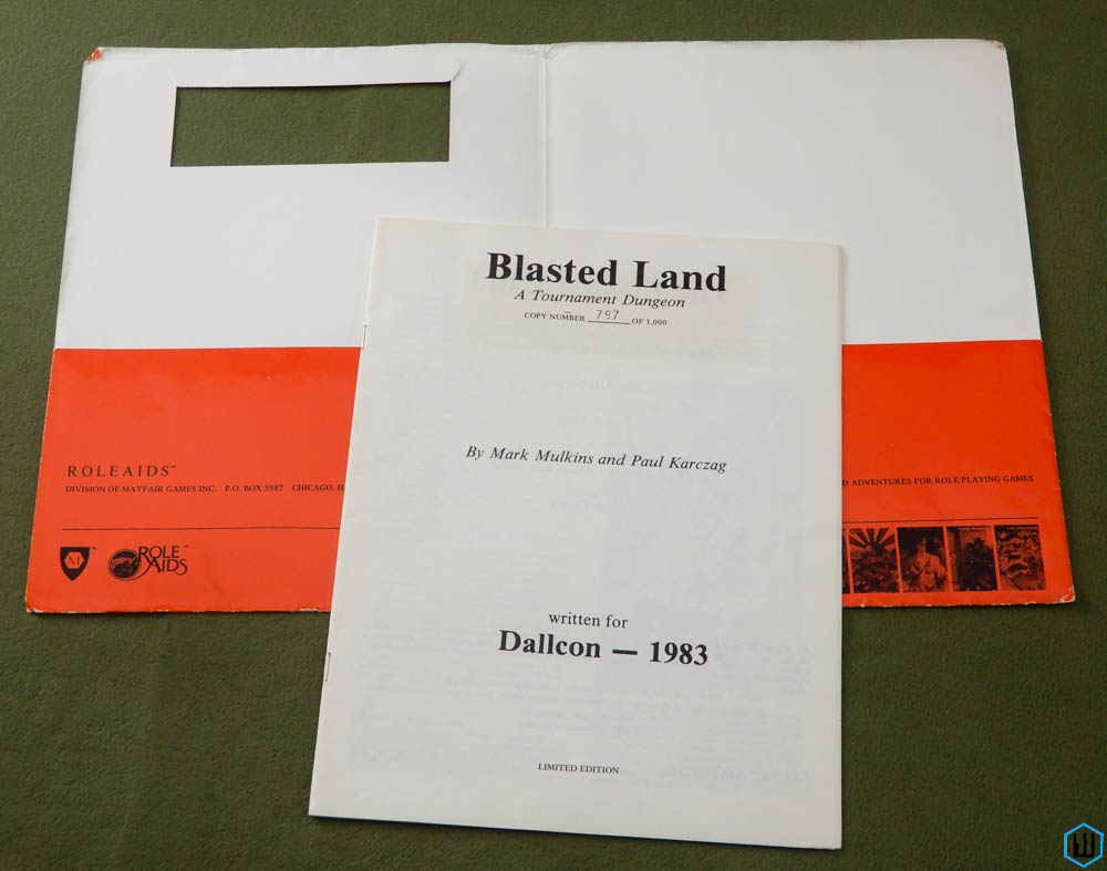 Waynes_Books's tweet image. KOBOLD HALL &amp;amp; BLASTED LAND (Mayfair, 1983), classic Role Aids limited release tournament modules in folders going to the shop shelves. Link in the comments.