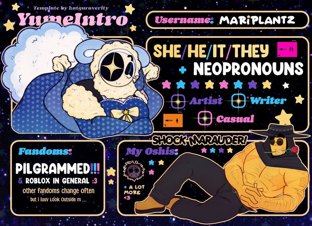 mari__plush's tweet image. HELLO !!?? 🌈☁️ ヾ(&amp;gt;囗&amp;lt;  ) TAKE ... A LOOK ...!!!! AT ME !!!!!!!!!! 

shockmarauder.straw.page 🌟 pronouns.cc/@mariplush