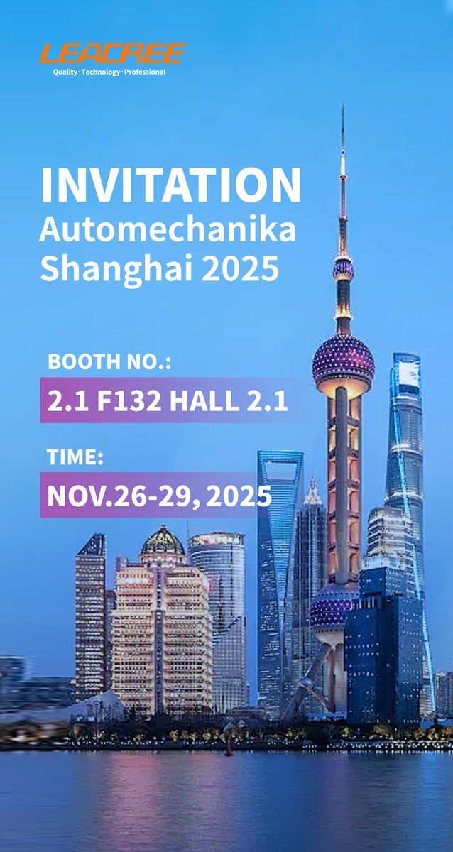 LEACREE_SHOCK's tweet photo. Shanghai Show Countdown! 🚗
Nov 26-29 | Hall 2.1, F132
Off-road auto parts + air-to-coil spring conversion solutions on-site display
Professional team answers questions online – business opportunities won't wait!
Lock our booth now and discuss cooperation in person! https://t.co/CaqbPcC9En