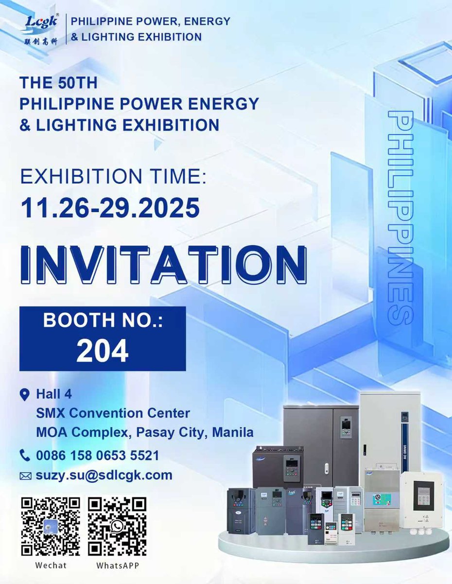 lcgk001's tweet image. 🌟 Join Us at Philippines&apos; Premier VFD Expo!
Discover top Variable Frequency Drives:
✅ Energy-efficient
✅ Easy integration
✅ Reliable performance
Manila | [11.26-11.29 in 2025] | Booth #204
See you there! #VFDExpo #PhilippinesTech #Automation