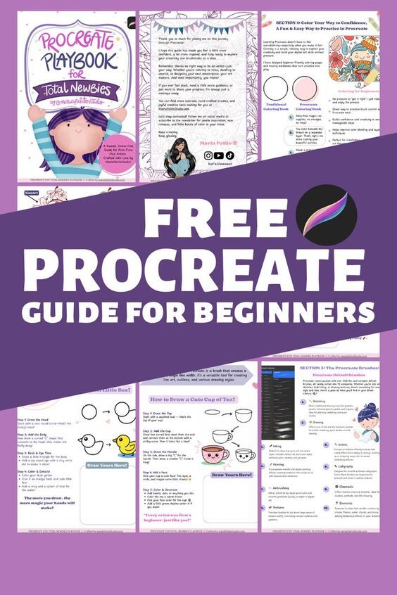 MariapalitoDraw's tweet image. FREE Procreate Guide for Beginners- Free Download ift.tt/OYGf8iz