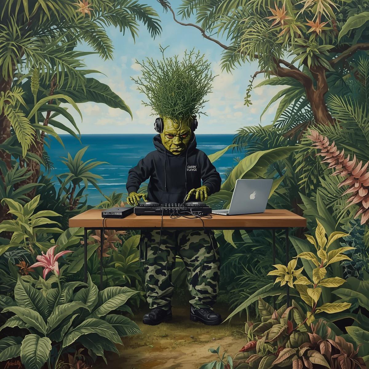 working 🙏🌱💧🎧