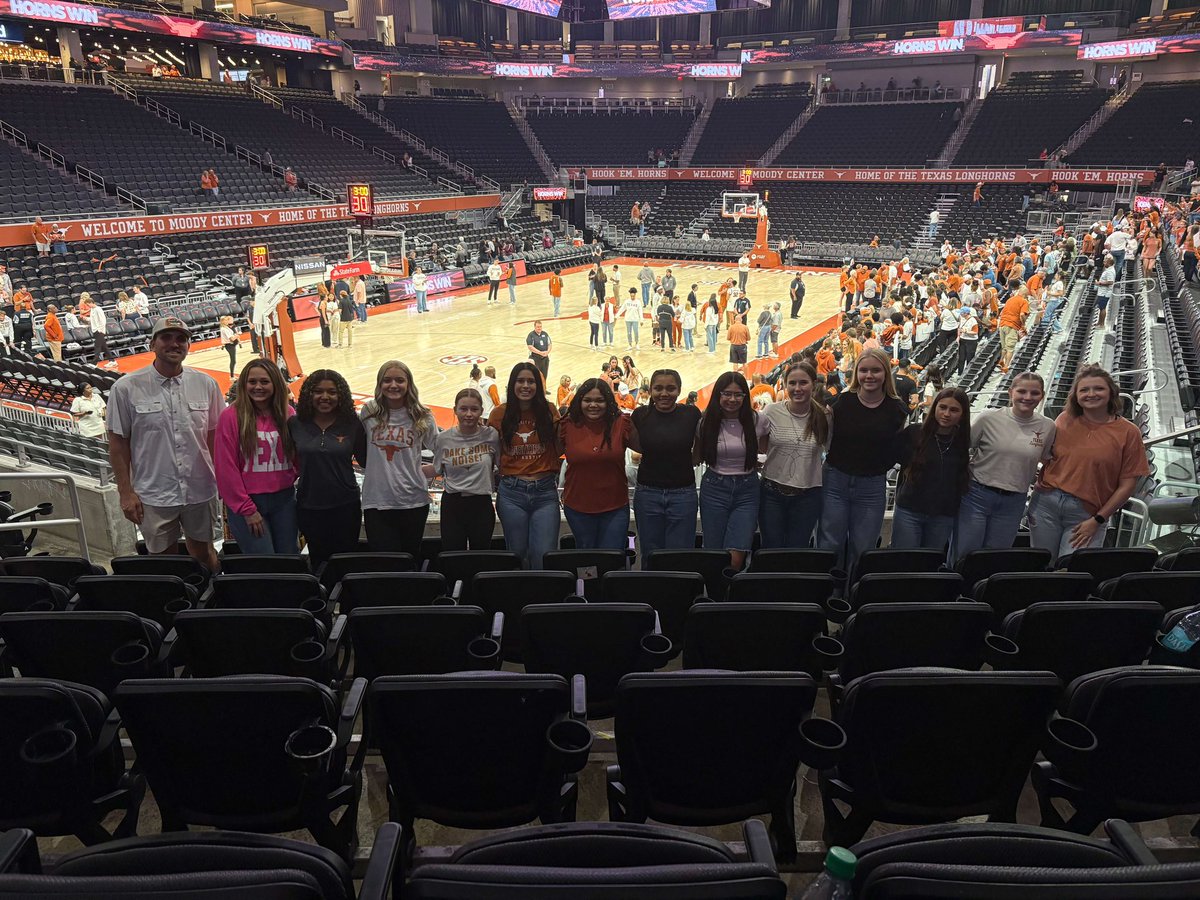 Lady Buff Basketball went to watch the Texas Lady Longhorns tonight! Great team bonding and building our family culture. Big week ahead for our Lady Buffs and Buffs: games Tuesday night vs. Grace Academy/Bruceville-Eddy, followed by our 2nd Annual Thanksgiving Tournament