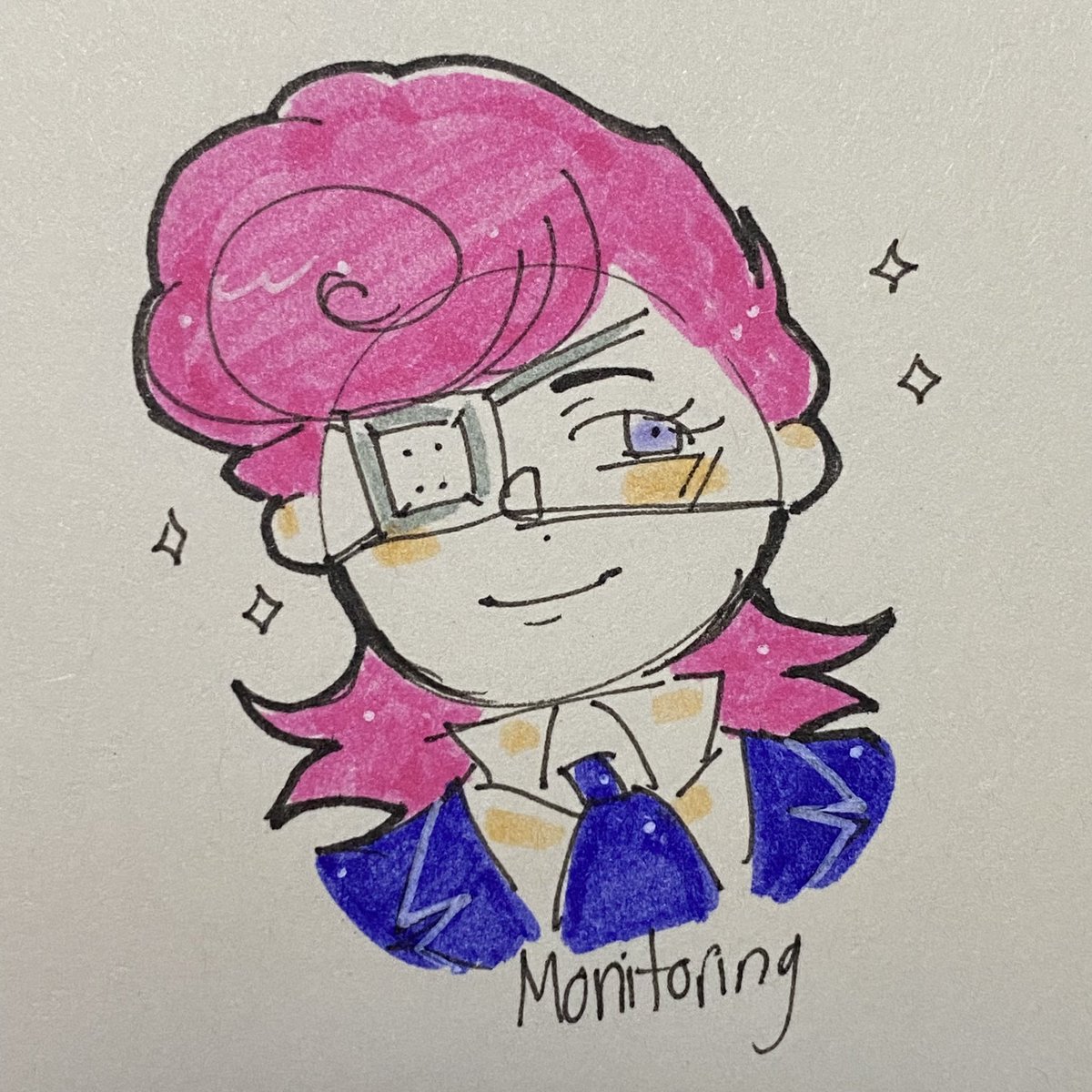 Rainb0wKingd0m's tweet photo. Drew traditional! 🥺🥺🥹

Stalker AU— @Just_Chiel75 
Sadist AU— @Uo_Blood 
Monitoring AU (again😛)— @Nessy_Dr0p_ 

Line art very messy here, I'll use digital sometime 👌

#bloodmoney #harveyharvington https://t.co/sZgx09i6El