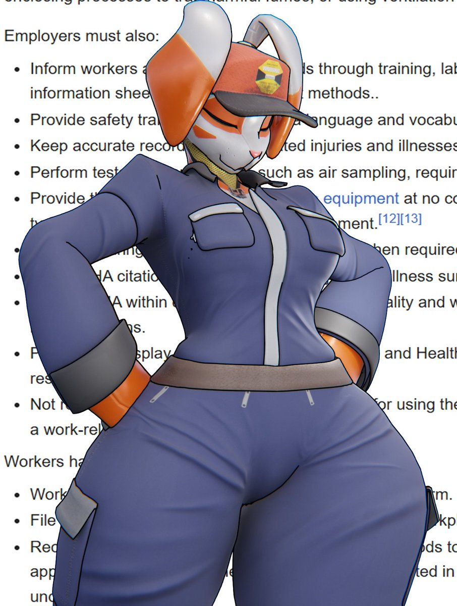 PalmTreeRothic's tweet image. My eyes burn and im really really tired but i wanted to post at least 1 more robot for the agenda before i call it in for the night.

She&apos;s very good at her job.