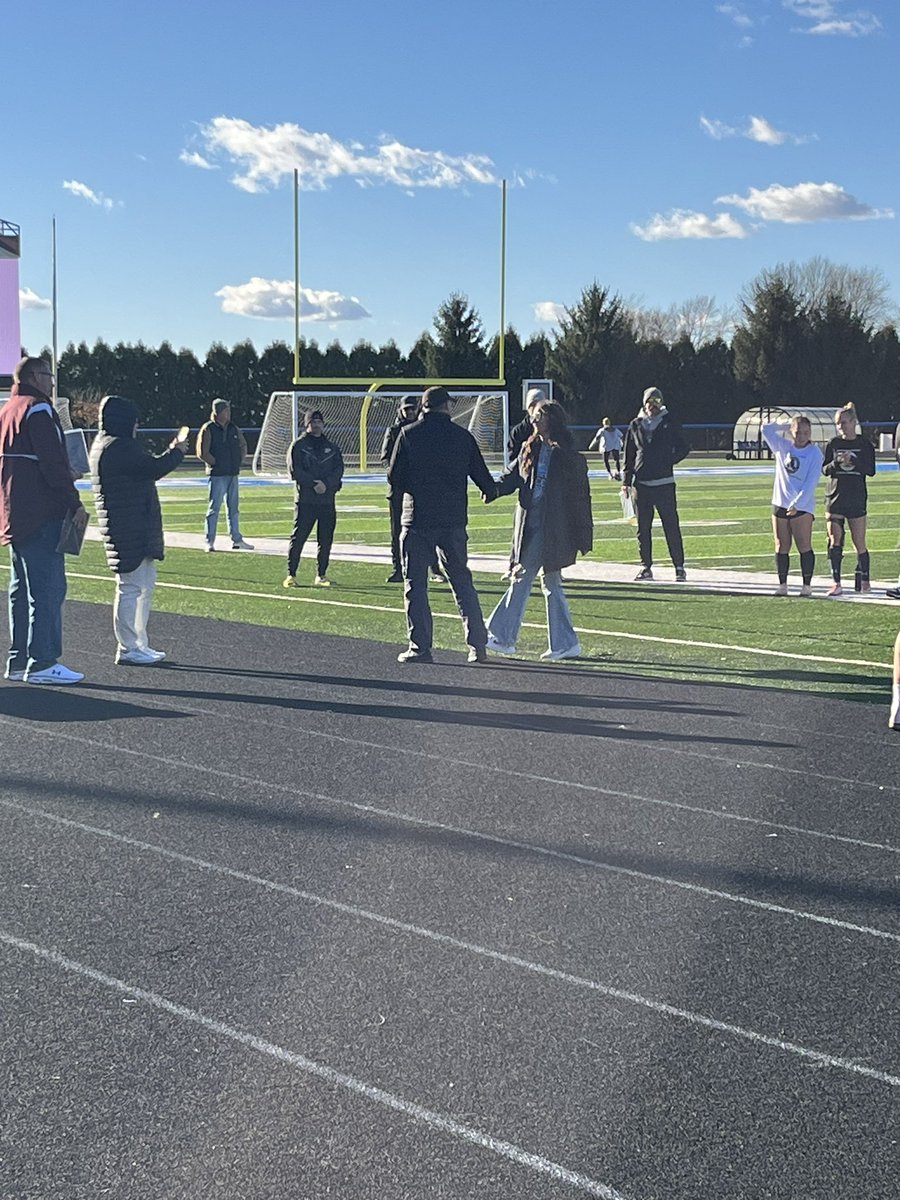 Coach Owens received her district assistant coach of the year award today!