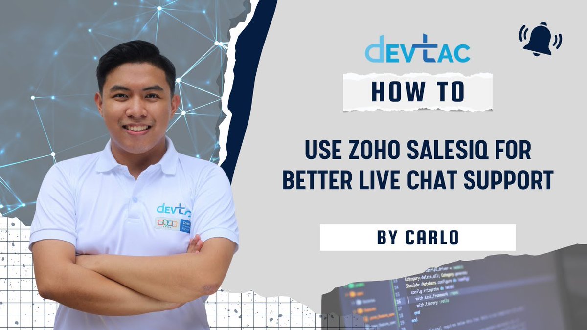devtaccrminc's tweet image. 💬 Boost customer engagement with Zoho SalesIQ! Learn how to enable typing insights, manage multiple chats, and customize your chat experience for smarter support.

🎥 Watch the full tutorial: zurl.co/mh1Ov

#ZohoSalesIQ #CustomerEngagement #LiveChatSupport #ZohoTips