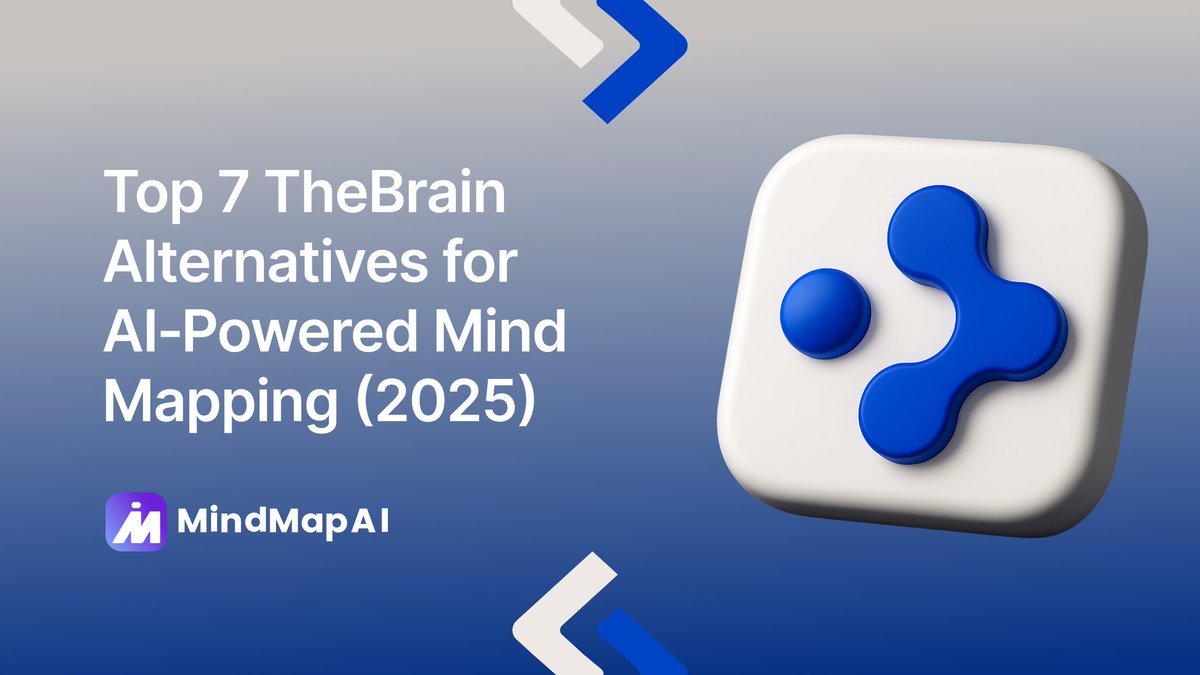 MindMapAI_App's tweet image. Looking for smarter TheBrain alternatives in 2025?

Explore AI-powered mind mapping tools that visualize ideas, uncover connections, and boost creativity.     zurl.co/Iw9sY  

#MindMapAI
#MindMapping
#AItools
#Productivity
#AIMindMap