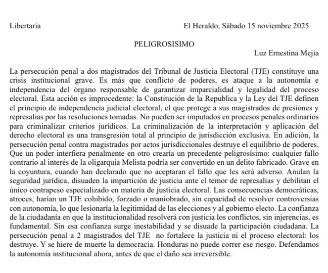 ⁦<a href="/PLHonduras/">Partido Liberal de Honduras</a>⁩ ⁦<a href="/HoyMismoTSI/">Noticieros Hoy Mismo</a>⁩ ⁦<a href="/radioamericahn/">Radio América HN</a>⁩ ⁦<a href="/radiohrn/">Radio HRN</a>⁩