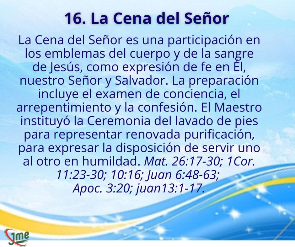 PrMalca's tweet photo. Creencia Nro 16. IASD https://t.co/bU5basJSvE