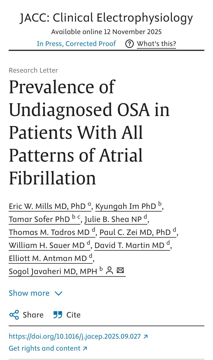Ariat104's tweet image. #riskfactor modification - particularly #OSA screening is so important for our AF patients.