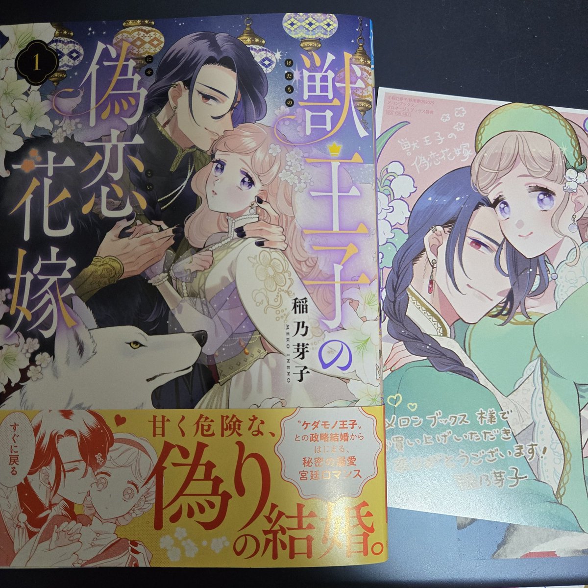 獣王子の偽恋花嫁 1巻買えました！ 稲乃芽子先生(@mame_hoshiko)の作品