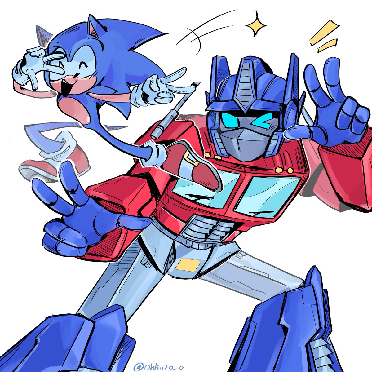 had my friend make me watch transformers one with her and now she's trying to get me into the fandom anddd it is working so the only sane thing I had to do was put my two hyper fixations together <3
#SonicTheHedgehog #Transformers #OptimusPrime