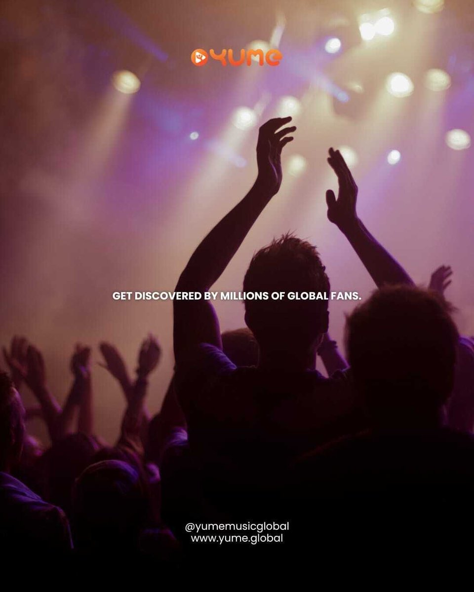 yumemusicglobal's tweet image. Every stream starts somewhere. From home studios to global playlists — every sound matters. At YUME, we’re building a world where indie dreams go viral. 
Upload your track and start your journey. ✨ 
#YUMEGlobal #StreamAndEarn #MusicDiscovery #IndieArtist #FutureHitmakers