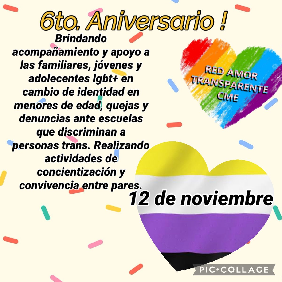 We nos había olvidado compartir que ya cumplimos 6 años!!!