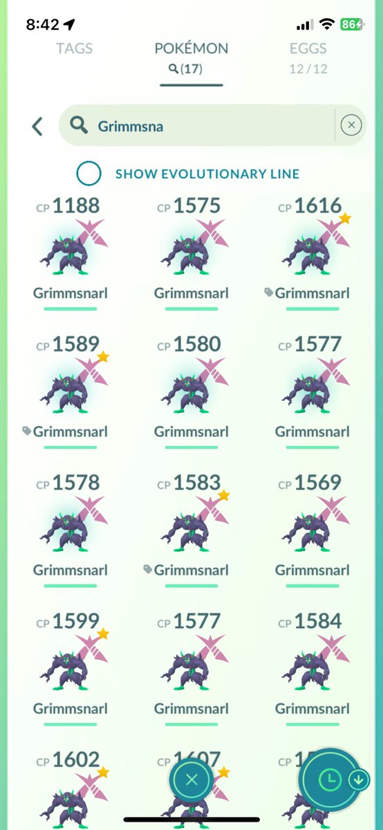 17 Grimmsnarl raids between Day 1 &amp; 2, no shinys, no hundos 😑
#pokemongo