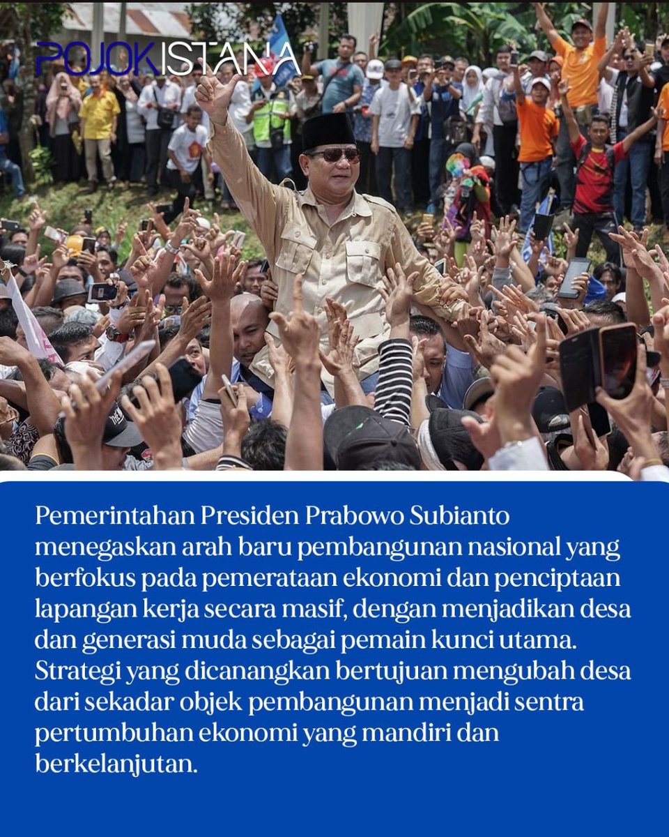 strategi pemerintahan di era prabowo terus melakukan pertumbuhan baru #EkonomiKerakyatan
Pemerataan Ekonomi Lewat Desa