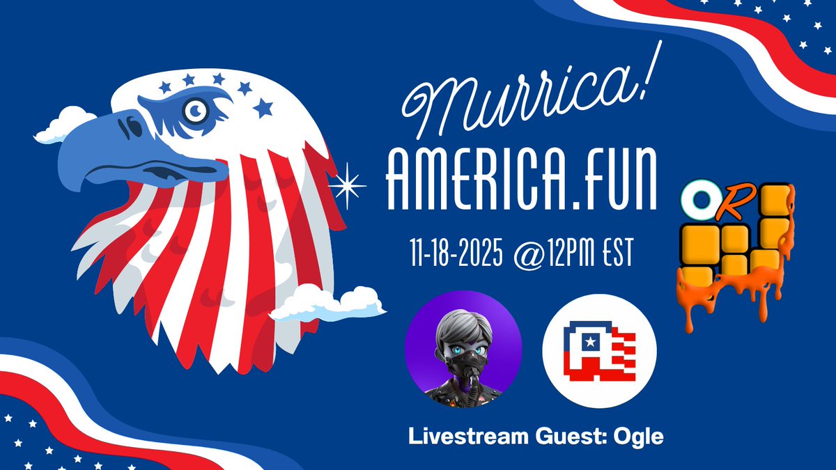 OnChainRev's tweet image. 🚨 Huge guest tomorrow at 12PM EST!
We’re joined by @cryptogle from @americadotfun 🔥
We’ll dive into:
• Their safer memecoin launchpad for Solana
• Why they chose Solana
• Future plans + USD1 👀

Don’t miss this one — it’s gonna be packed. 💥