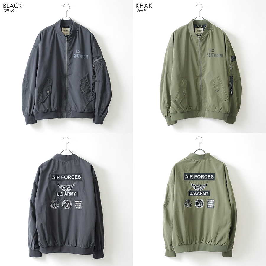 marukawa7's tweet photo. ＼おすすめアイテムをご紹介✨／

marukawa MA-1
サイズ：M/L/LL
品番：3162280040
¥6,980(税込み)

クラシックなMA-1をベースに、ミリタリーディテールを取り入れたフライトジャケット。左胸には「U.S. SOUTHCOM」のプリント、左袖とバックにはミリタリーテイストのワッペン

https://t.co/BnLVMKnKT3 https://t.co/tWZuEFmgRI