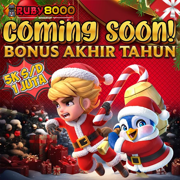 penentuww3's tweet image. jangan sampai ketinggalan! bonus akhir tahun dari #ruby8000 . dapatkan #freebet mulai dari 5k sampai dengan 1 juta setiap harinya! ingat ya, bisa diklaim setiap hari!

yuk daftar disini : tinyurl.com/klaimxmas