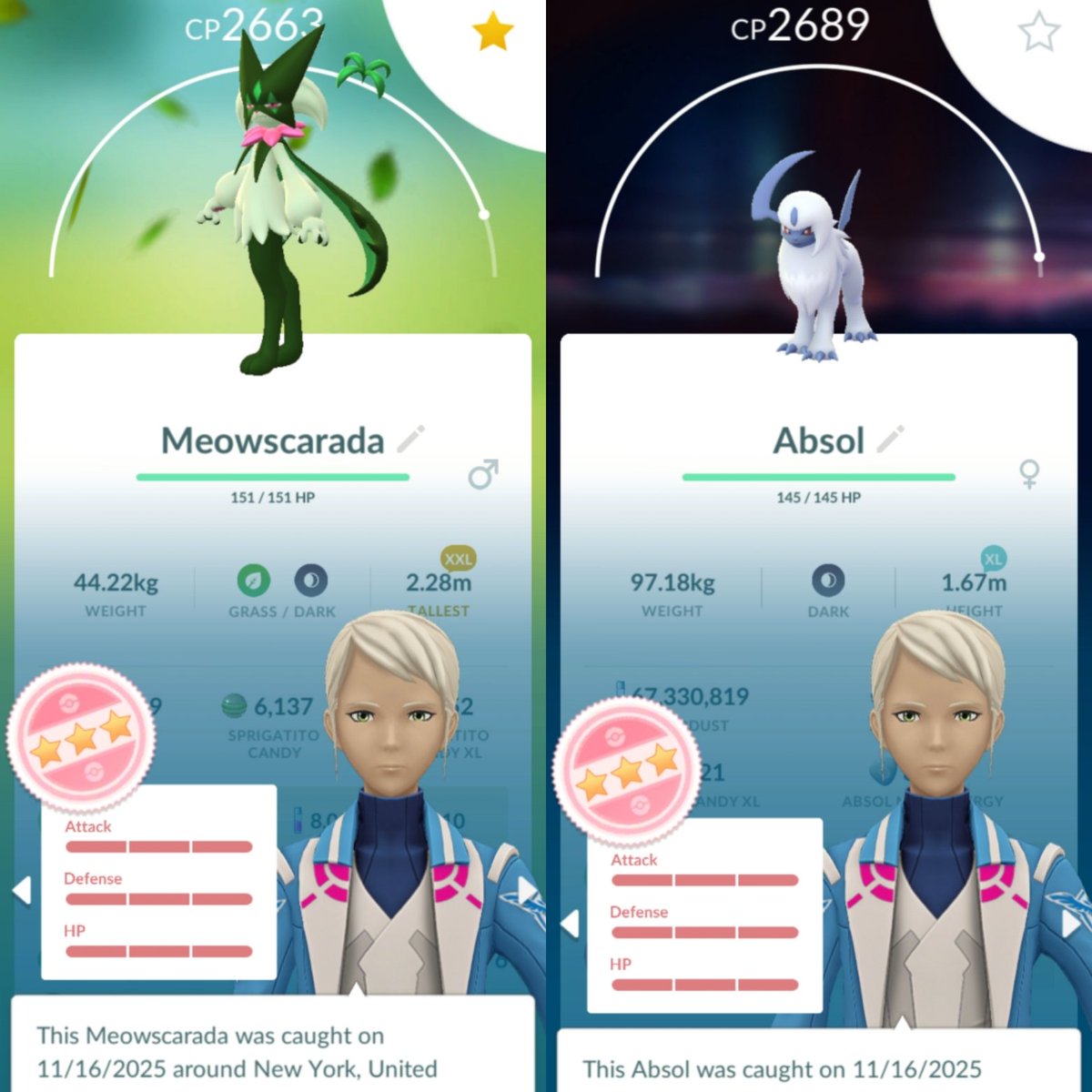 lblancelot's tweet image. Motivated myself get out the house and go grind today.  So day 2 haul is decent.  😊✨✨✨
29 - shinies
2 - hundos
#Shiny #ShinyPokemon #pokemongowildarea #PokemonGO #PokemonGOApp #Hundo