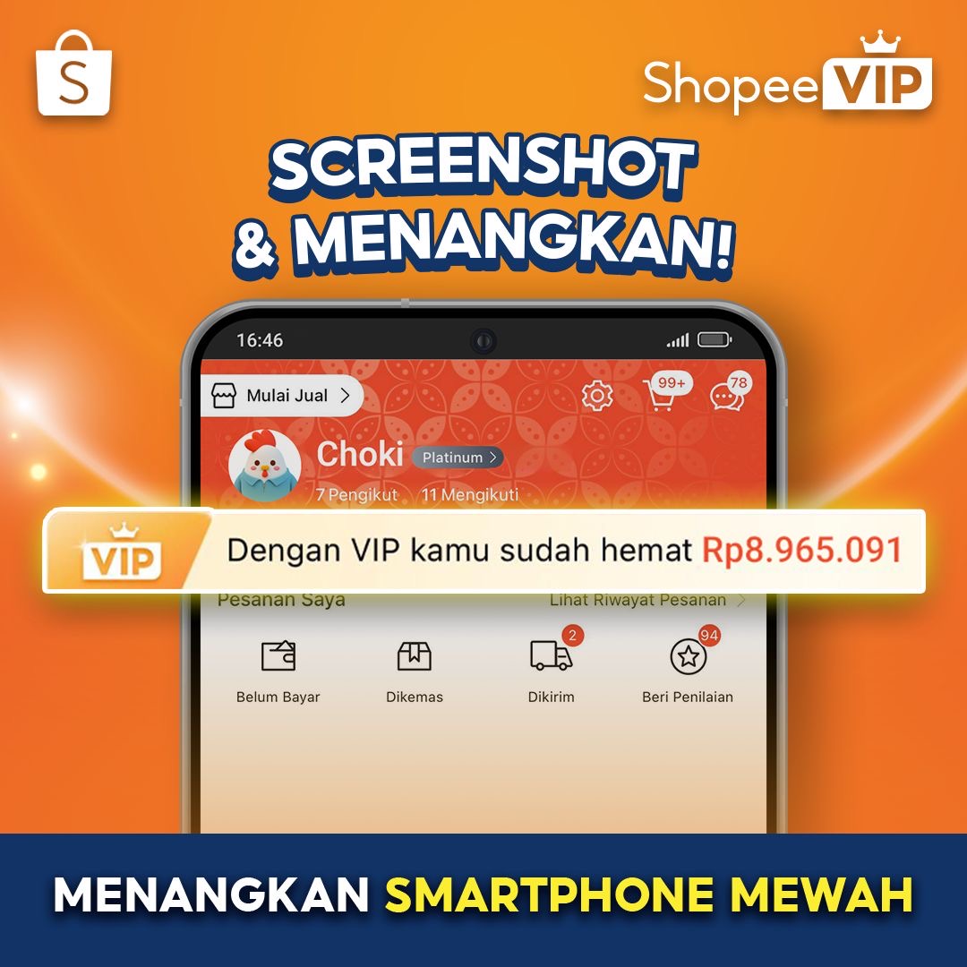 tanyakanrl's tweet image. !!! GIVEAWAY Samsung A54 !!!

Mau dapet Samsung A54 GRATIS dari mimin?
Caranya:
- FOLLOW @ShopeeID
- REPOST &amp;amp; LIKE Tweet ini
- REPLY dengan screenshot nominal yang berhasil kamu hemat dengan berlangganan ShopeeVIP
- Pastikan untuk menutup username akun Shopee kamu di screenshot…