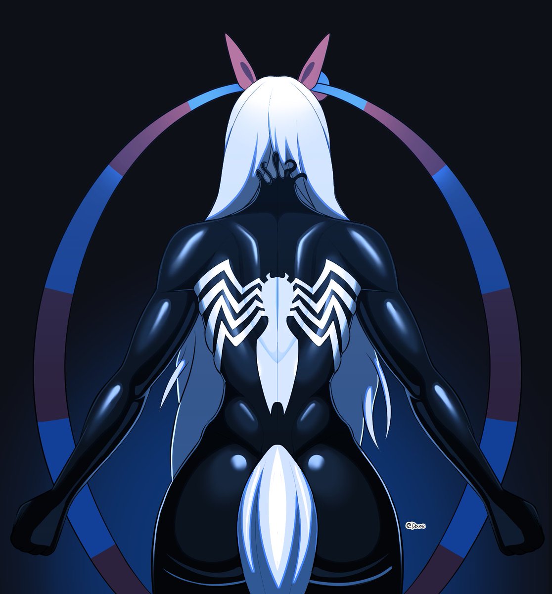 Venomized Waifus  part 5 : 
Tamamo Cross
Symbiote back 

#Symbiote #umamusme #symbiotesona #symbiotefanart #TamamoCross