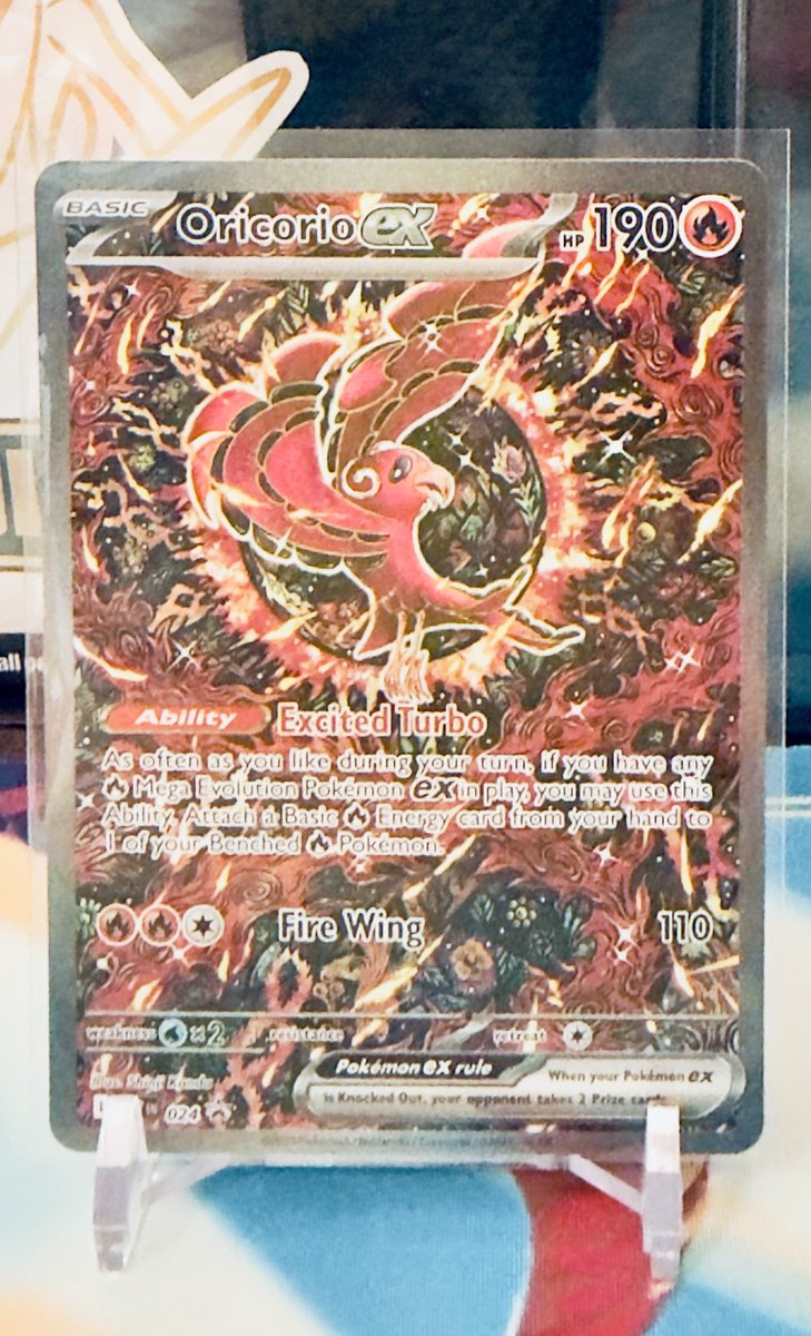 ***FREE POKEMON CARD GIVEAWAY***

Partnering with my affiliates, I am giving away an Oricorio EX Illustration Rare Promo!

To Enter:
1. Follow <a href="/Peak_Hobby/">Peak Hobby - Pokemon & TCG</a> <a href="/AIUGot2C/">This is AI</a> &amp; <a href="/UHave2C/">You Have to See This</a> 
2. Repost
3. Like
4. Optional: Comment your favorite Pokemon bird

Deadline: Nov 30th 5pm PT

#giveaway