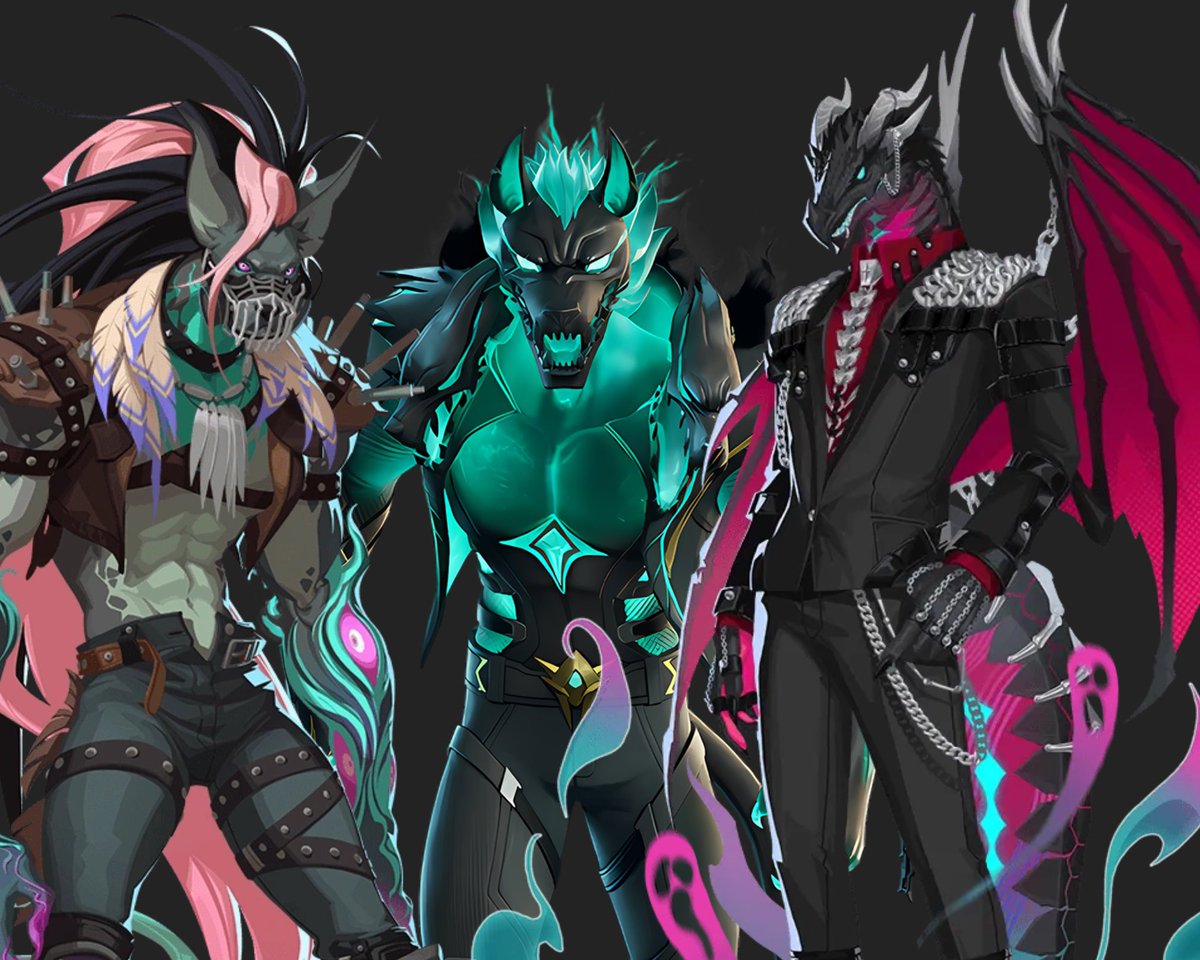 hot guys have neon accents in their designs ❤️‍🩹