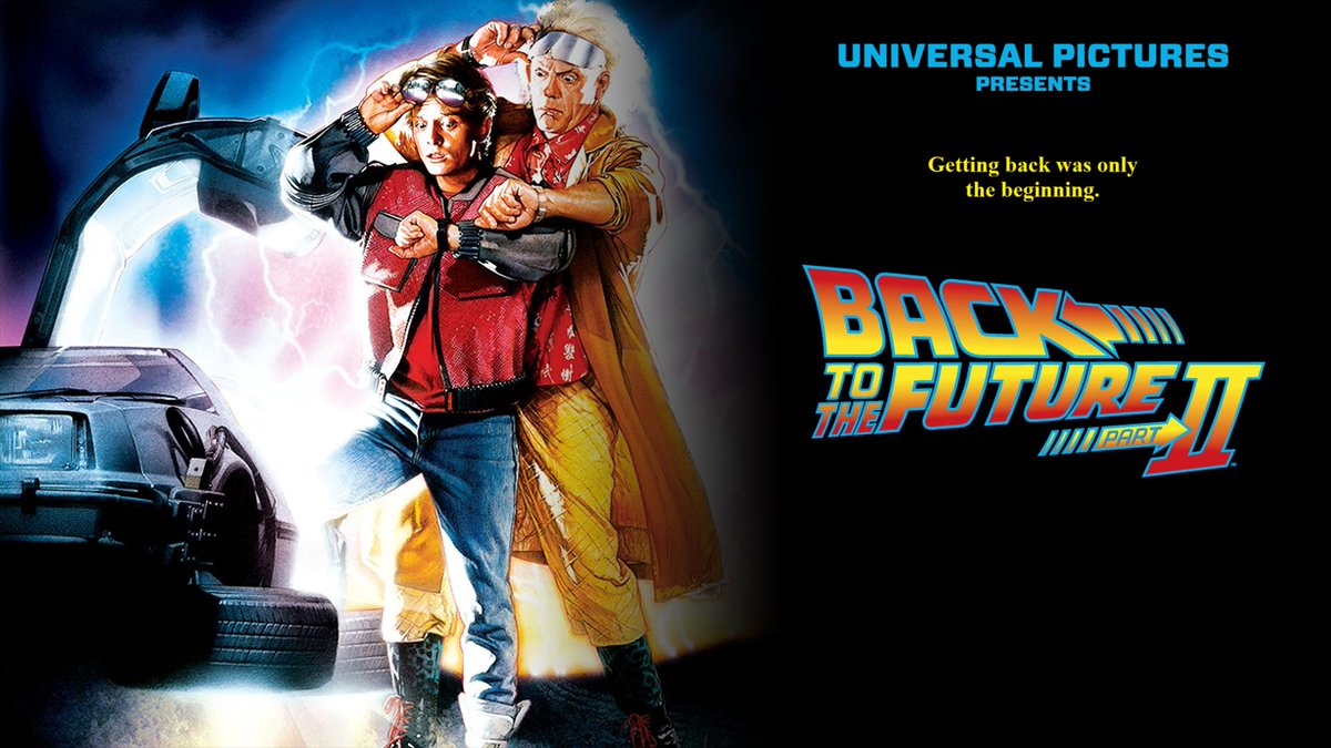 zell1819's tweet image. Watching @BacktotheFuture Part II (@UniversalPics). #BacktotheFuture #BacktotheFuturePartII #BacktotheFuture2 #BacktotheFutureTrilogy #UniversalPictures @NBCUniversal @Comcast 

Watching along with Chris and Curtis from @OctoKrool 

Watching on @Netflix. Originally released on 22