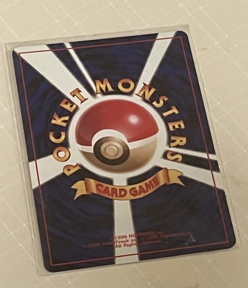 mongolianiida's tweet image. そいえば昨日誕プレでもらいました！　#ポケモンカード旧裏