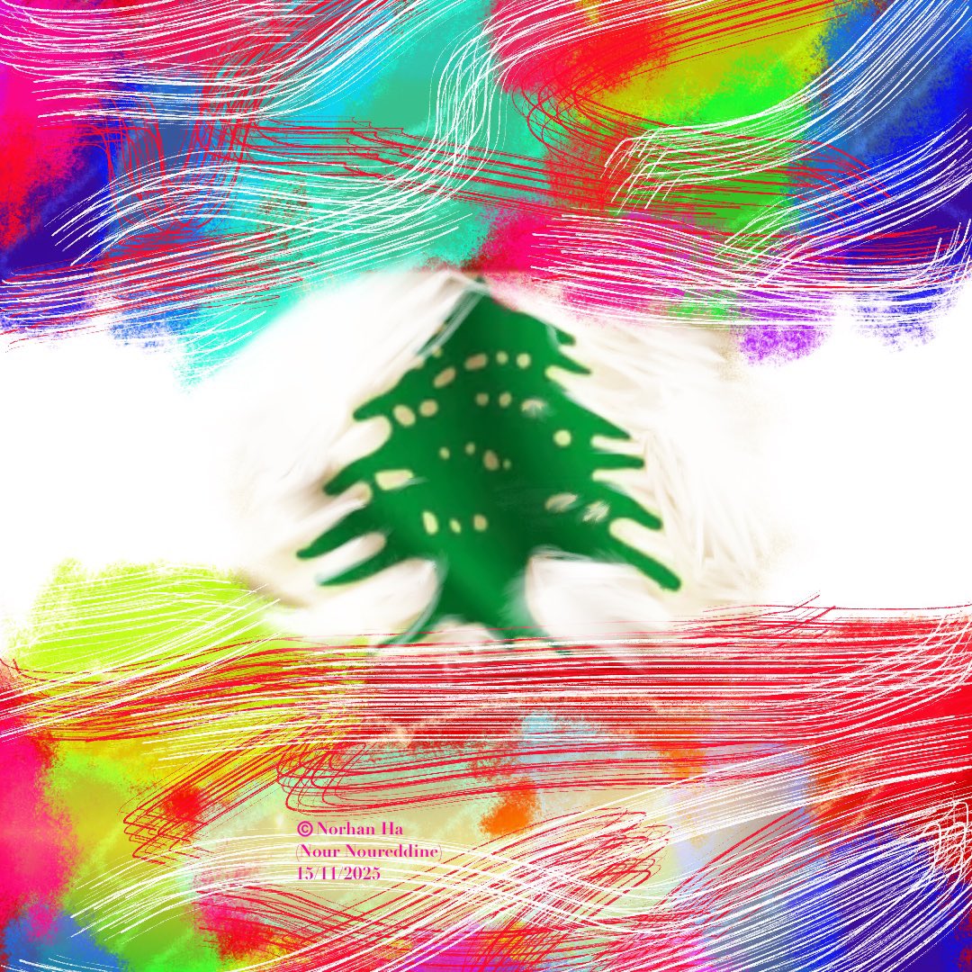 “Lebanon” new media (November 15) ©️Norhan Ha 2025
#lebanon #abstract #painting #art