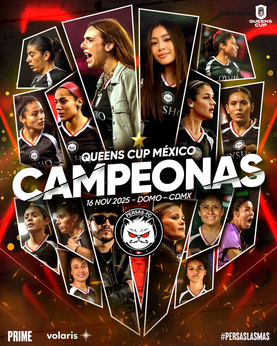 ¡SOMOS CAMPEONAS! ⭐️ 👑 

Qué gran trabajo y esfuerzo de cada uno de los integrantes de este equipo. 

¡H1CIMOS H1STORIA! 🐈 
#Persaslasmas