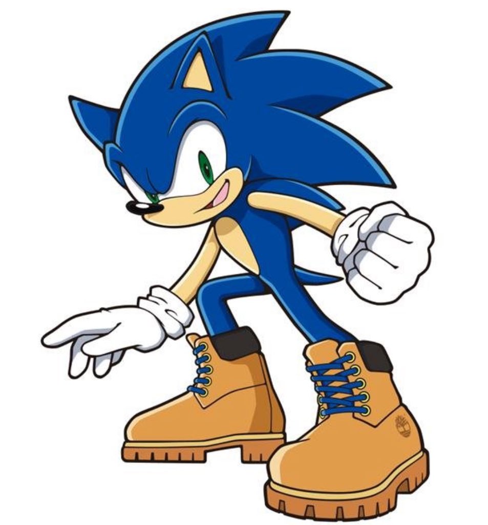 adifying's tweet image. never in my life would i think we'd have official art of sonic n shadow wearin timbs but LMAOOO
