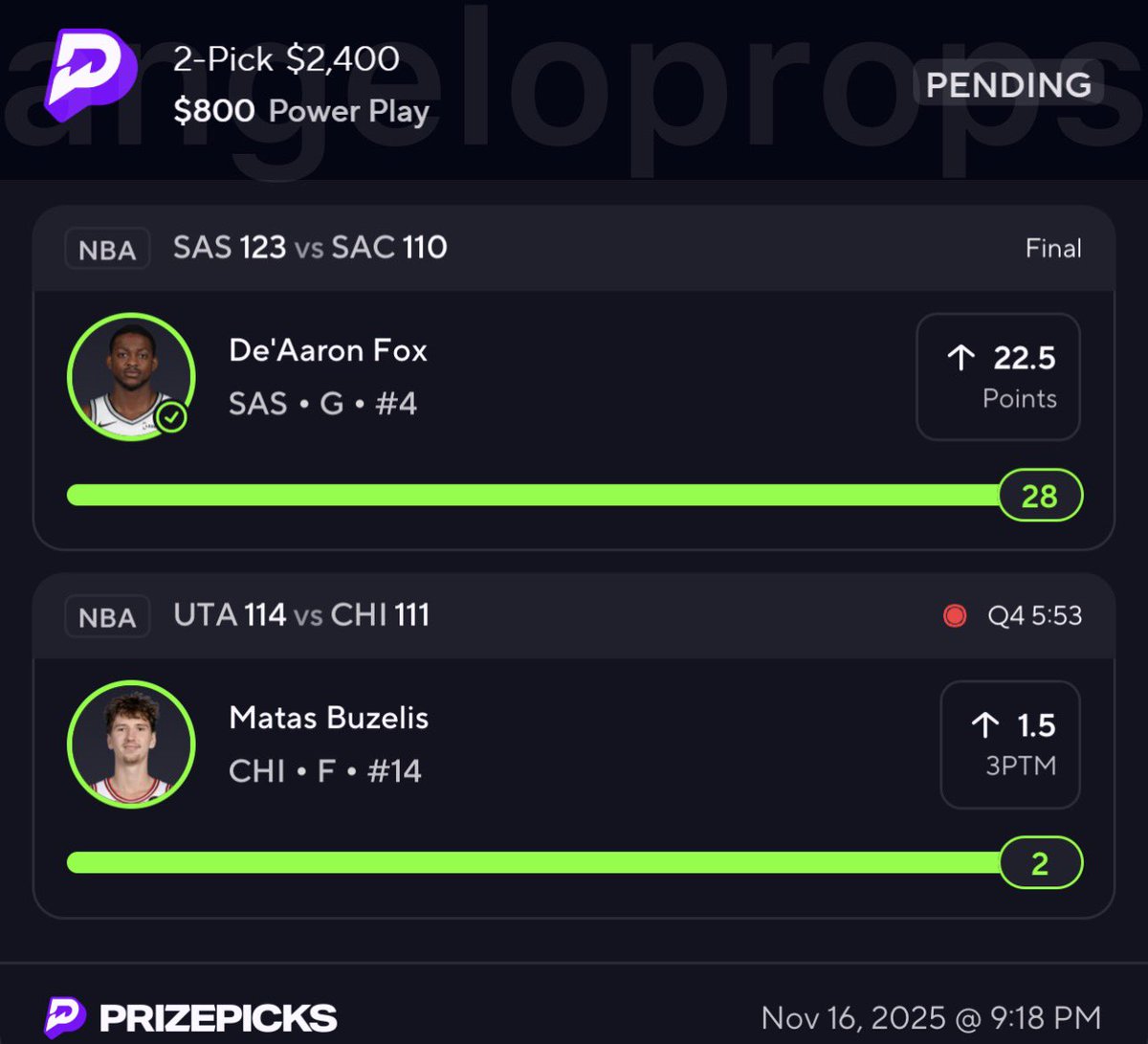 AngeloProps's tweet image. ✅✅✅ 30,000 saw it WHO TAILED? Cash the mf night owl. Cashapping $250 to one person that likes this tweet. Must like to enter good luck 🤝
BACK 2 MF BACK