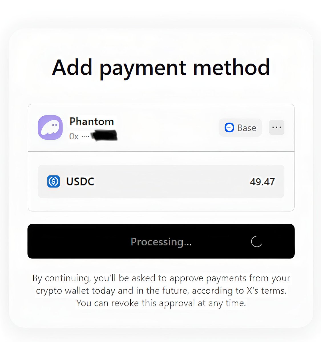 🚨 BREAKING: X has rolled out crypto payments for X Premium 👀 X now allows  you to use a crypto wallet to pay for Premium, including payments with  USDC. Is it available
