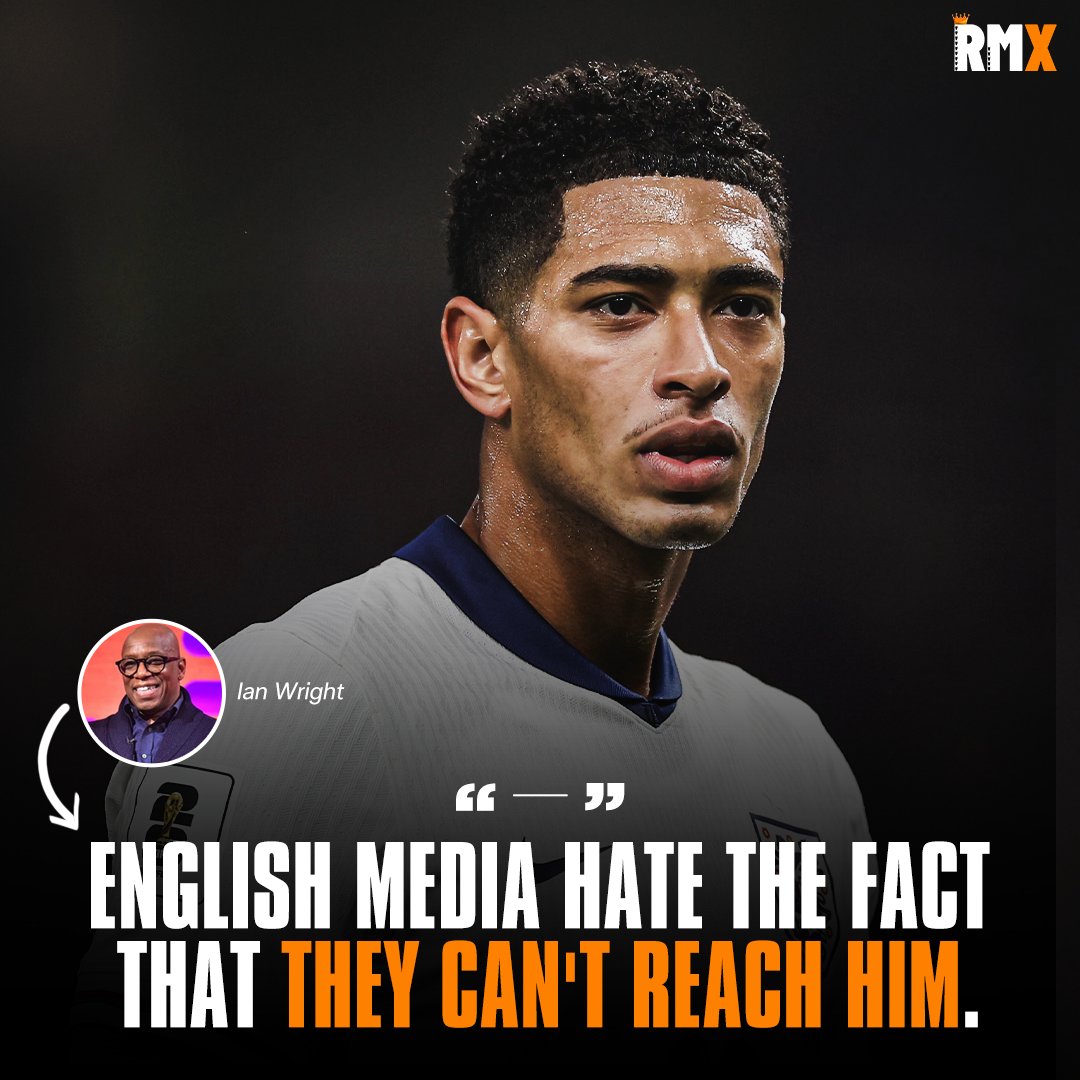 Ian Wright about the criticism that Jude Bellingham is getting from English media :  

🗣️ : "They need to create this kind of controversy because there's nothing else to say until the World Cup, so it's going to continue like this until the World Cup. They hate the fact that they