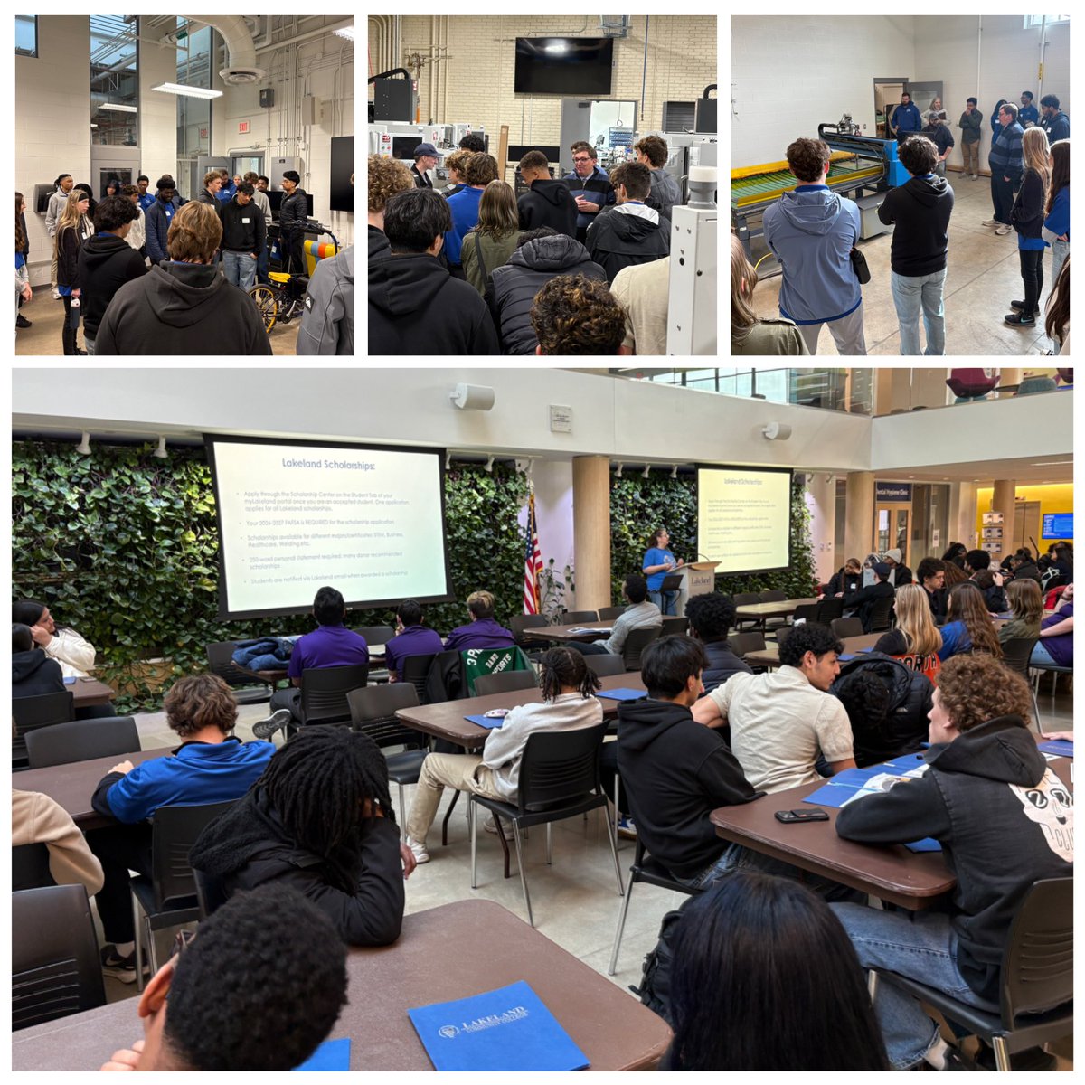 <a href="/ExcelTECC/">Excel TECC</a> CADD seniors attended the NEO Regional Career Transition Experience at <a href="/LakelandCommCol/">Lakeland Community College</a> last week. Thanks for hosting our students!